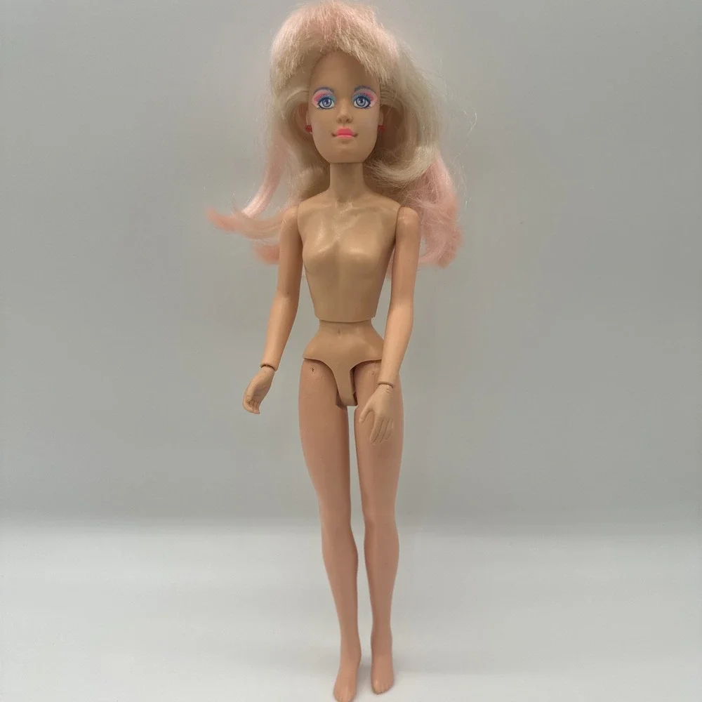 Vintage Jem and the Holograms Jem Jerrica Doll Light Up Earrings Shoes Comb